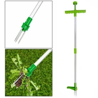 root extractor puller outdoor portable killer claw garden lawn long handle aluminum alloy vertical light and removable
