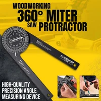 aluminium alloy miter saw protractor woodworking 360%c2%b0 angle finder inclinometer miter saw dividing angle measuring device tool