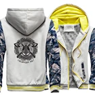 Одина Викинги, толстовки с капюшонами с принтом плотная Толстовка для мужчин реглан куртка повседневная мужская толстовка с капюшоном, зимняя, в стиле Харадзюку уличная одежда с японскими аниме-принтами