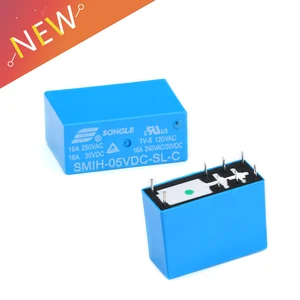 5 шт.лот реле SMIH-05VDC-SL-C SMIH-12VDC-SL-C SMIH-24VDC-SL-C 5 в 12 В 24 в 16 А 8-контактное Оригинальное реле