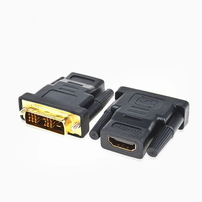 20 шт./лот HDMI типа мама Для того чтобы DVI D 18 + 1 Мужской адаптер конвертер цифровой