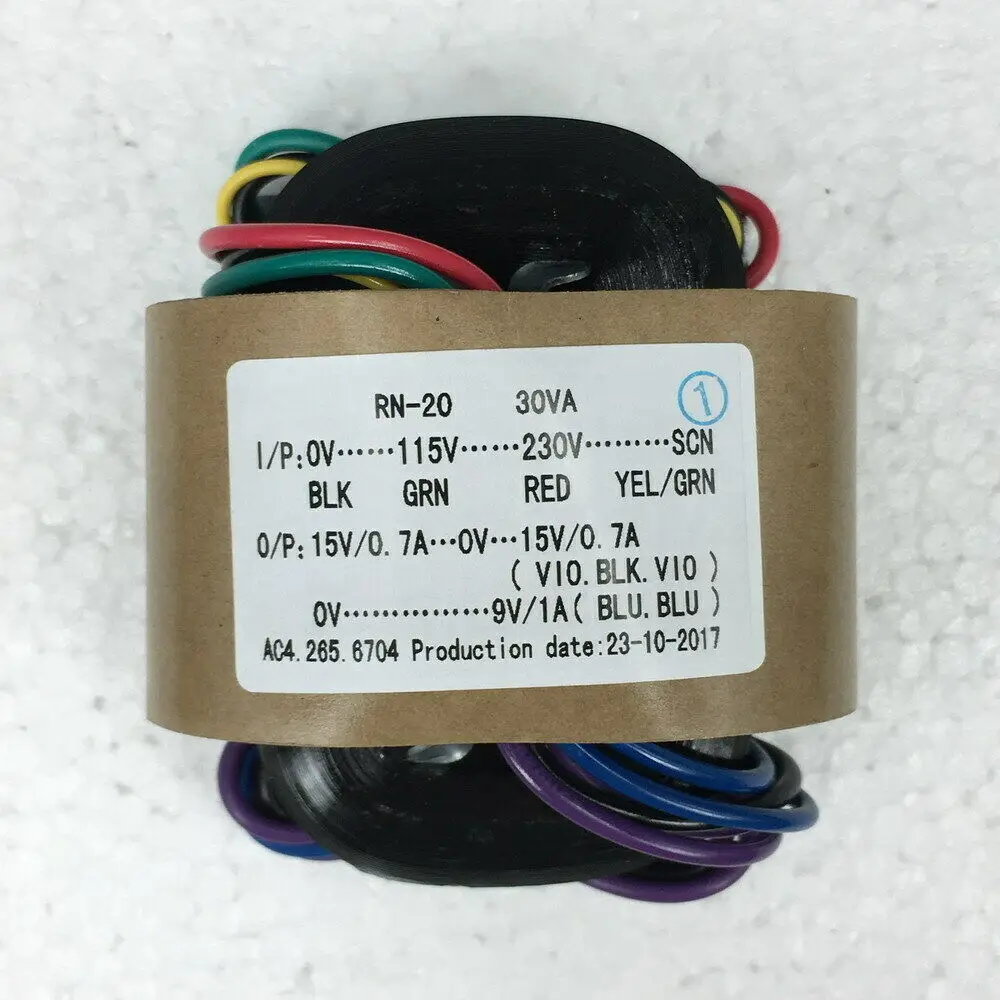 

30 Вт (30VA) в виде буквы «R» core Aduio Rransformer 15V-0-15 + 9V для ЦАП/усилитель для наушников/предусилитель