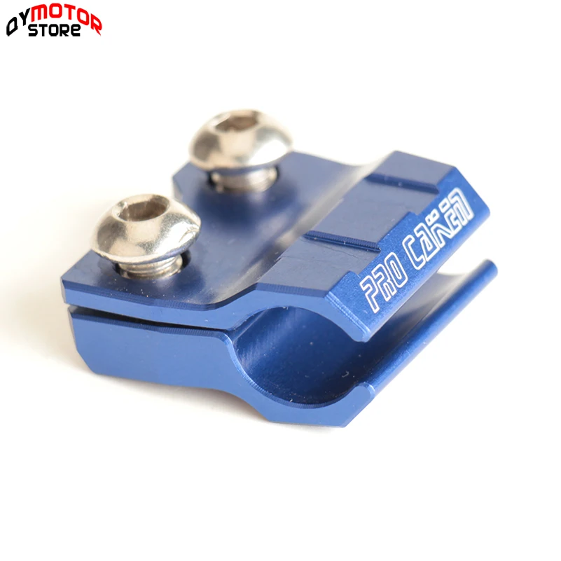 CNC синий тормозной шланг хомуты держатель для YZ WR 125 250 YZF WRF 450 MX линия мотокросса