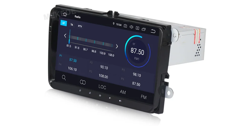MEKEDE 2 Din 9 дюймов Автомобильный DVD плеер для VW Volkswagen Passat Polo GOLF для Skoda Seat Leon gps-навигация FM RDS Карты радио 1080 P USB