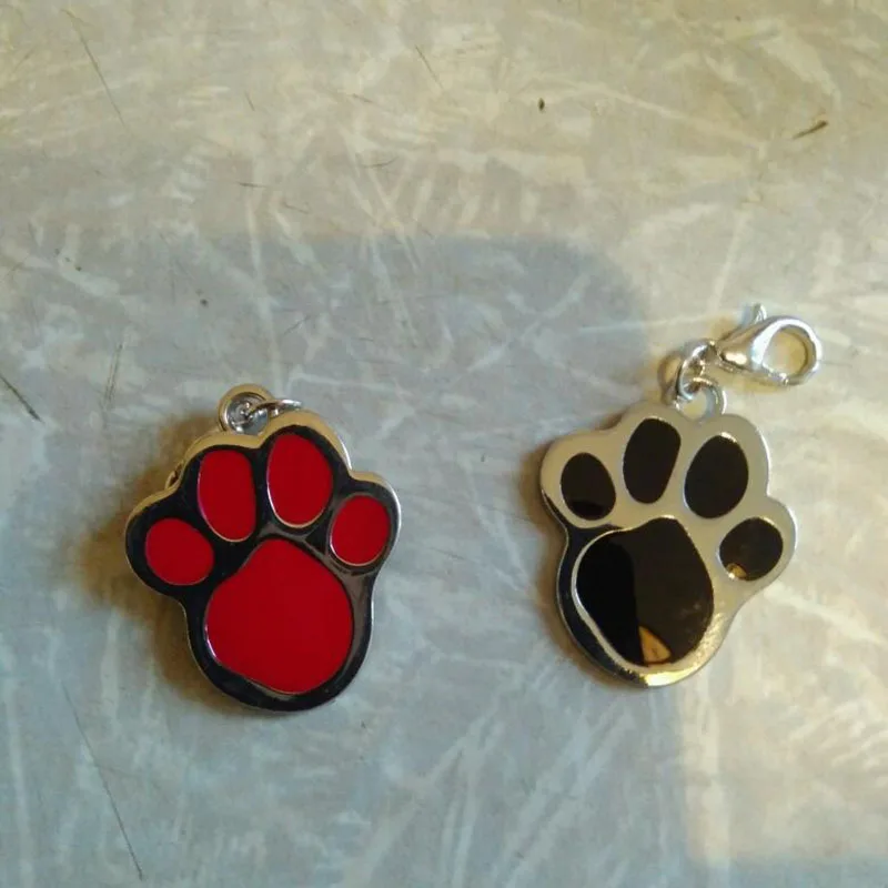 

Fashion Popular Footprint Puppy Rhinestone Pendant Lovely Jewelry Popular Footprints Puppy Rhinestone Pendant Lovely Pet Jewelry