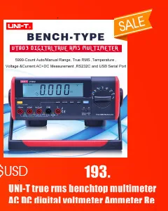 ЖК-дисплей с подсветкой UNI-T UT501A 100V-1000V мегомметром изоляции заземления Измеритель сопротивления заземления тестер Мегаомметр вольтметр