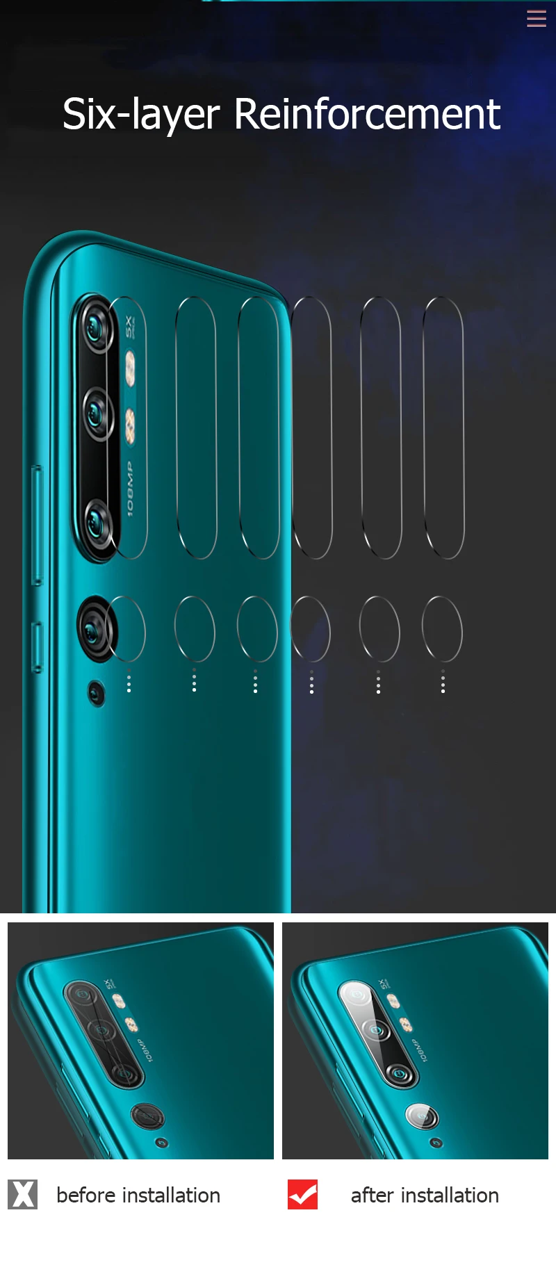 Для Xiaomi Mi Note 10 Pro объектив камеры закаленное стекло протектор для xiomi Xiaomi Mi CC9 Pro задняя пленка бронированное стекло наклейка крышка
