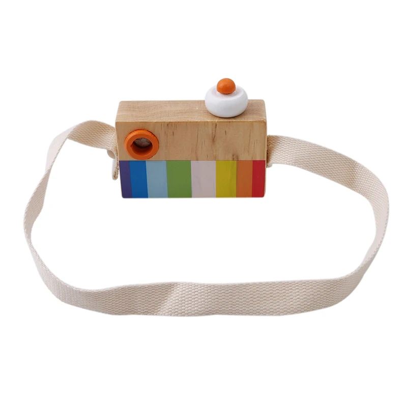 

Cute Wooden Toy Camera Baby Kids Hanging Camera Photography Prop Decor Children Educational Toy Birthday Christmas Gifts