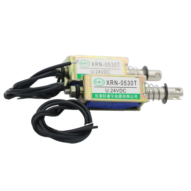 

Small Push-pull Through Frame DC Solenoid XRN-0530T Voltage Can Be Customized