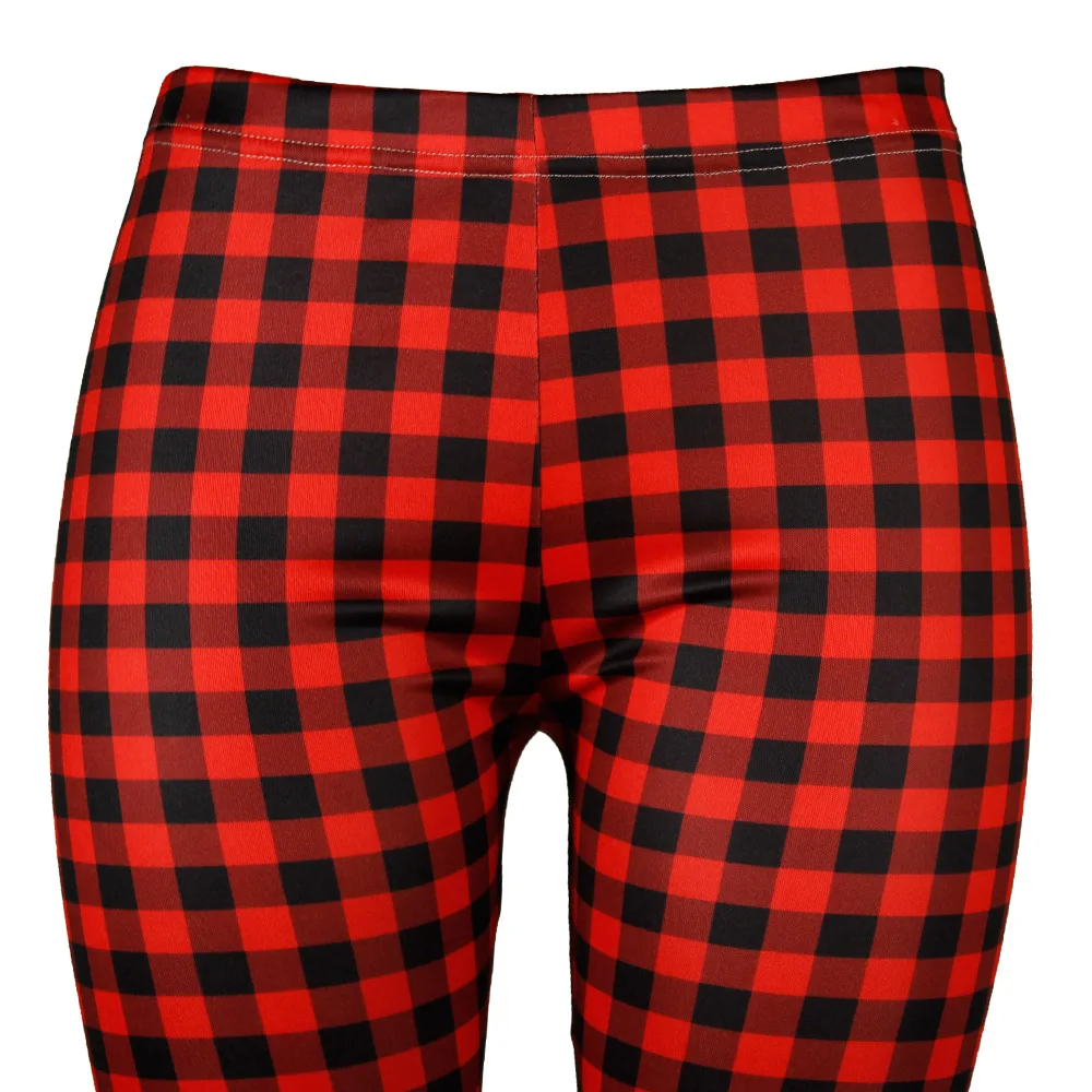 

Summer Clothes 2021 Women's Classic Plaid Pencil Capris Leg Width Pants Fairy Grunge Urban Legging Checked Trousers Sweatpants