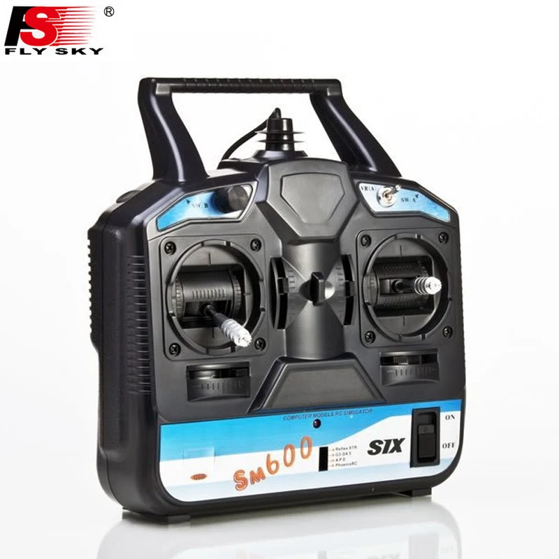 

Flysky FS-SM600 6CH Rc симулятор поддержка G6 G7 XTR FMS для 3D вертолета самолета позолоченного режима исправления 2