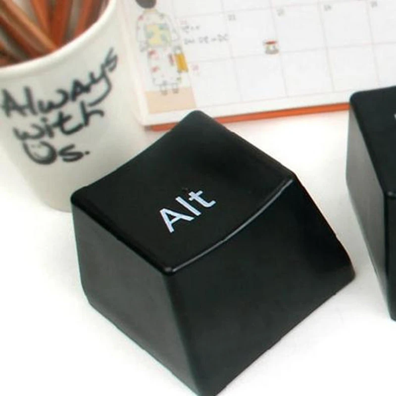 Набор чайной чашки 3 шт. модные с клавиатурой черный цвет клавиши дель АЛТ кружки