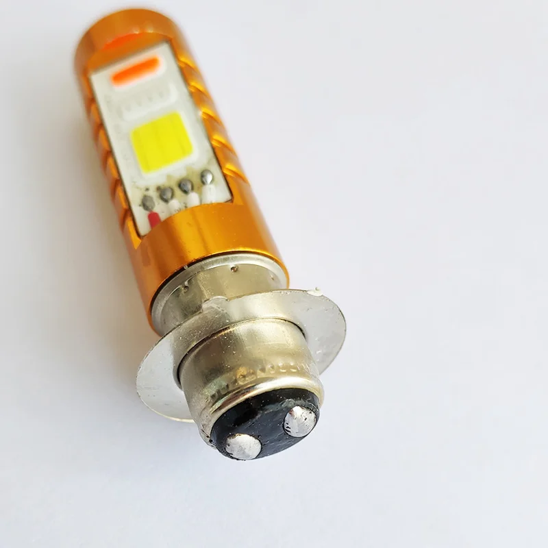 

Motorcycle LED headlamp three color flash H6 far and near integrated headlamp white super bright headlamp