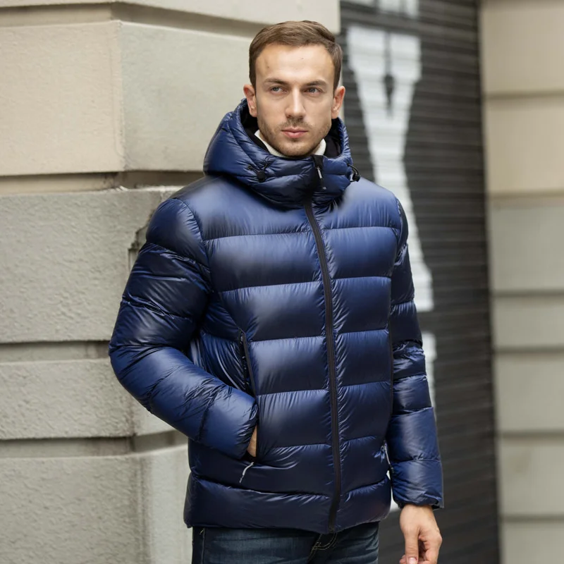 

Men's down jacket down label