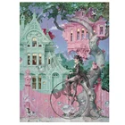 Европейская Архитектура 5D Diy алмазная живопись Вышивка узор 3d крестиком наборы сверла Цветочные настенные наклейки домашние декорации