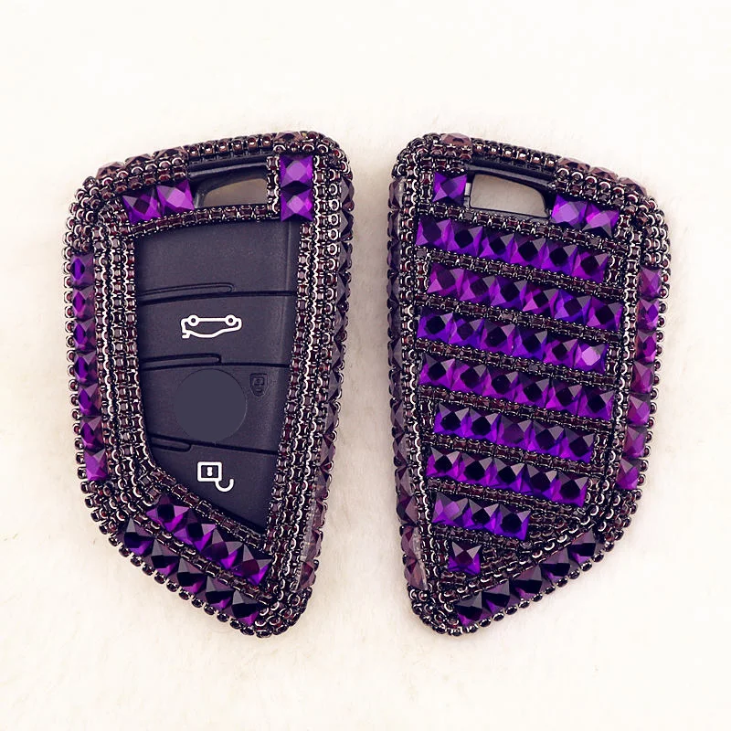 Чехол для автомобильного ключа с кристаллами и бриллиантами защитный чехол BMW 1 2 5