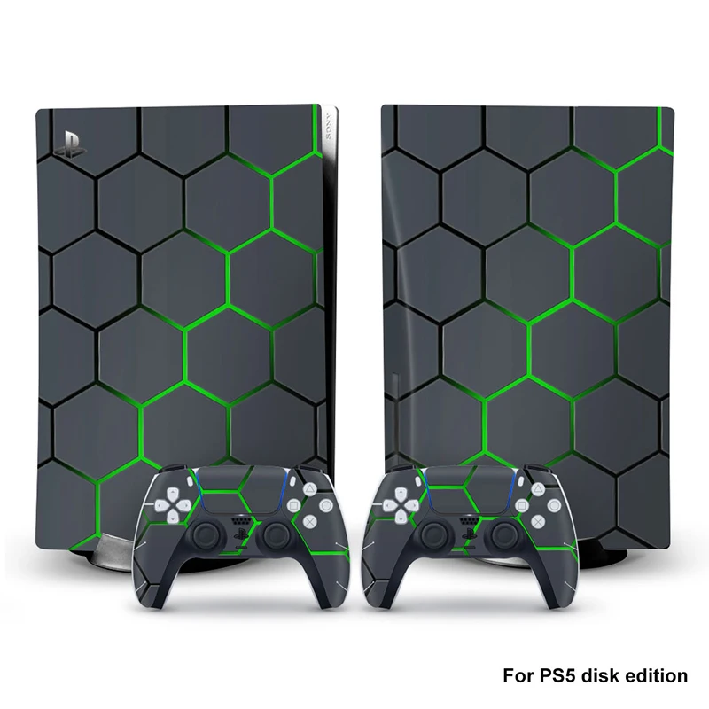 Новая Виниловая наклейка для PS5 аксессуары защитная оболочка консоли PlayStation 5 Disk