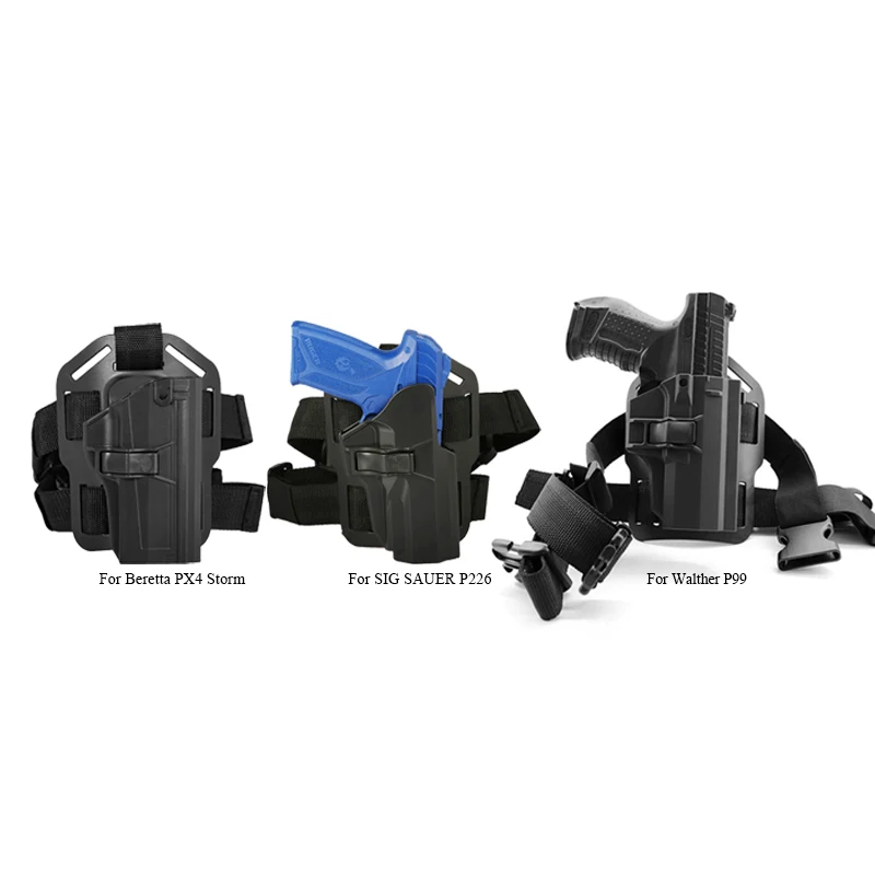 

Tactical Military Leg Holsters Drop Thigh Holster Gun for SIG SAUER P226 Walther P99 Beretta PX4 Storm Airsoft Shooting Gun Case