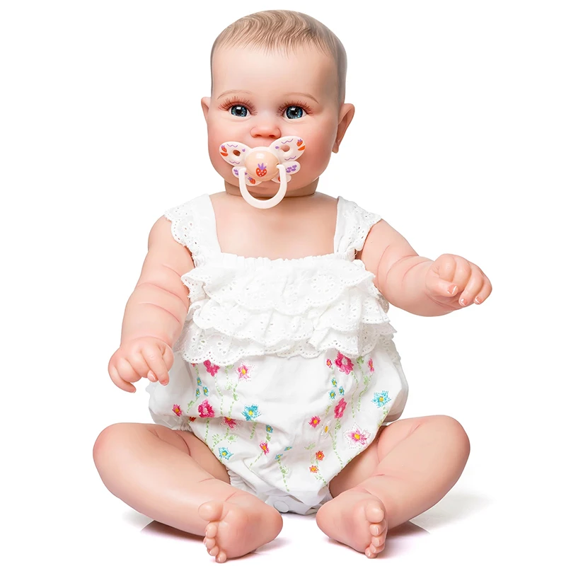 Силиконовые куклы Reborn Baby Maddie 55 см Игрушки для ванны детские игрушки подарок на