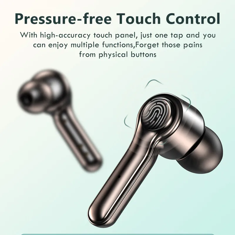 

JFWEN R9S 5.0 Headphone Touch Control Sports Waterproof Bluetooth Earphone HiFi 9D Bass Stereo Earphone Headset With Microphone