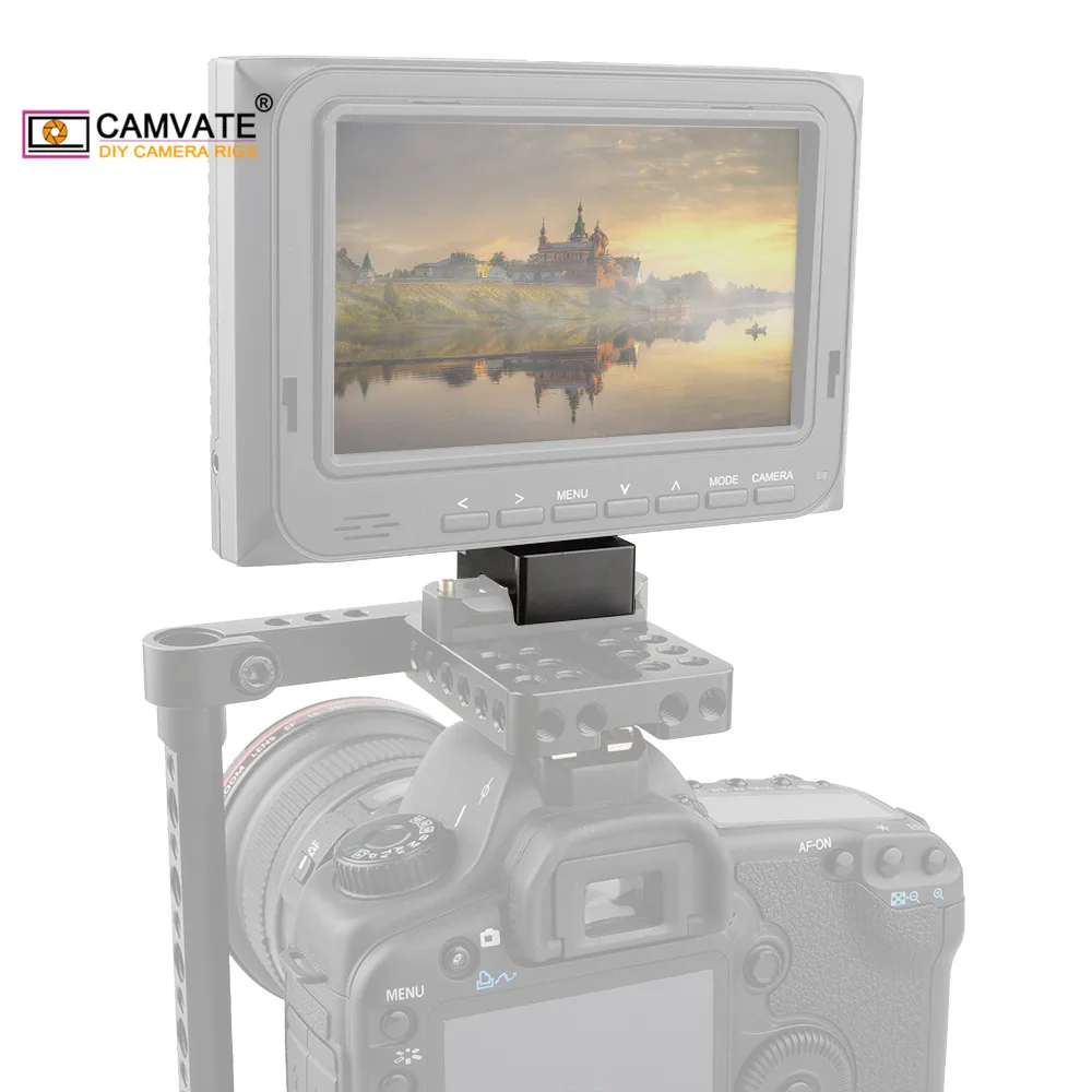 CAMVATE Swat рельсовый зажим QR НАТО с 1/4 '' 20 3/8'' 16 резьбовыми отверстиями для