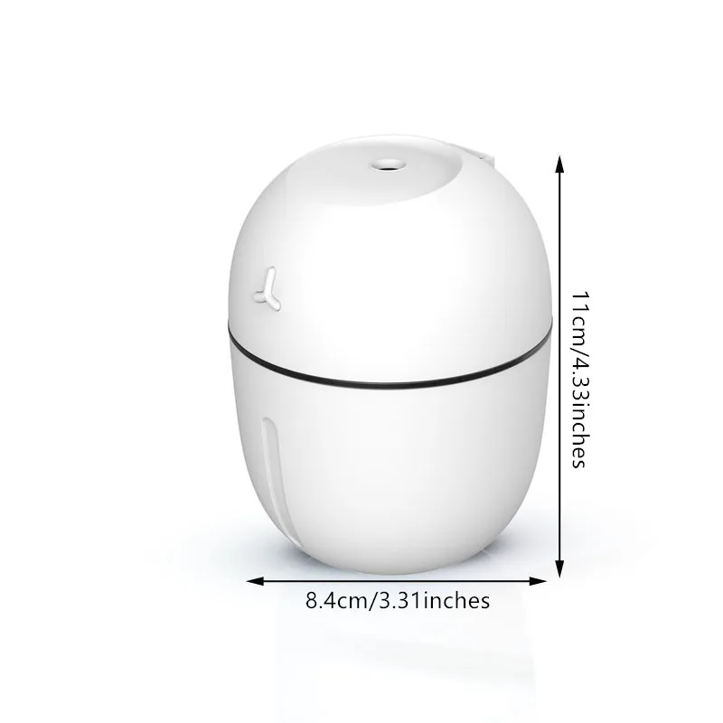 

300ML Mini Portable Ultrasonic Air Humidifer Aroma Essential Oil Diffuser USB Mist Maker Aromatherapy Humidifiers for Home