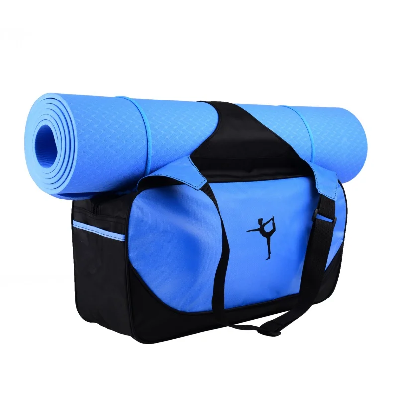 Waterproof Mutifunctional Nylon Outdoor Male Sport Bag Fitness Shoulder Gym Bag Training Female Yoga Duffel Bag Not Mat