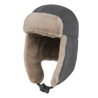 connectyle new chunkytrapper mens women winter russian hat thick plush lined warm earflap windproof snow ski ushanka hat