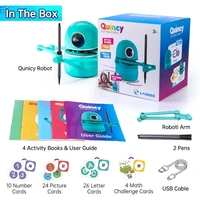 landzo pictures drawing robots toys for kids technology baby automatic painting learning machine intelligence toys gifts