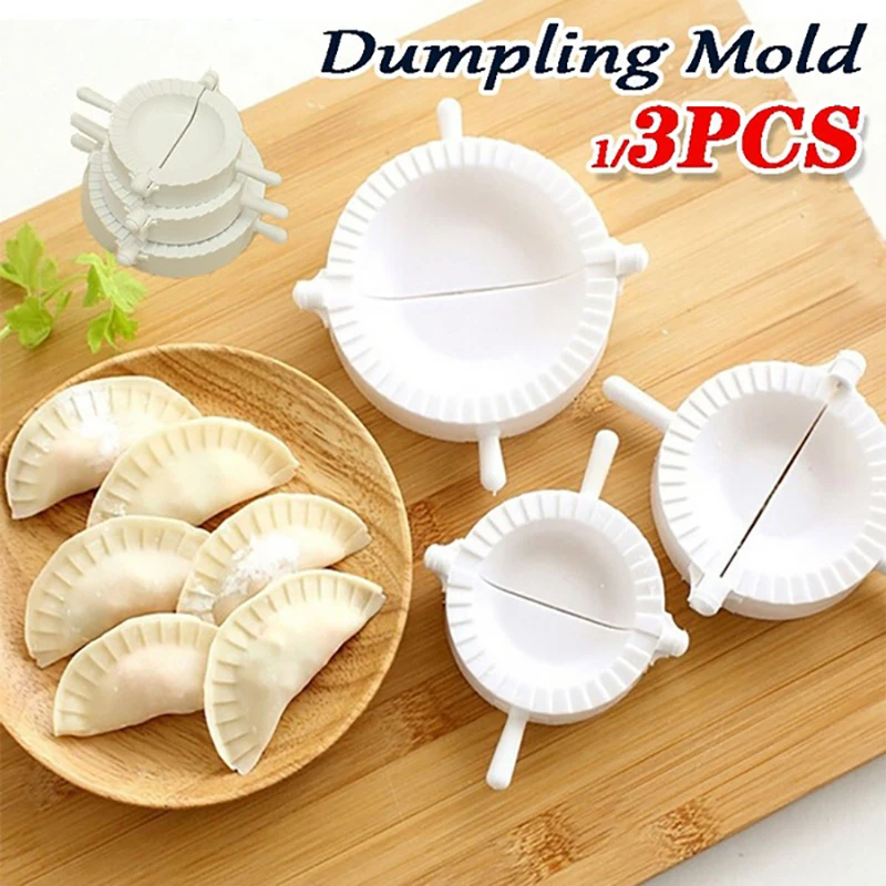 

Plastic Dumplings Tool Easy DIY Dumpling Mold Dough Press Ravioli Molds Cooking Pastry Chinese Food Jiaozi Maker Kitchen Tool