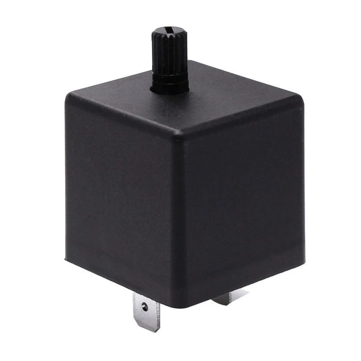 

150W 3-Pin Universal Adjustable ABS material LED Turn Signal Light Blinker Flasher Relay for 12V Car Motorcycle Black