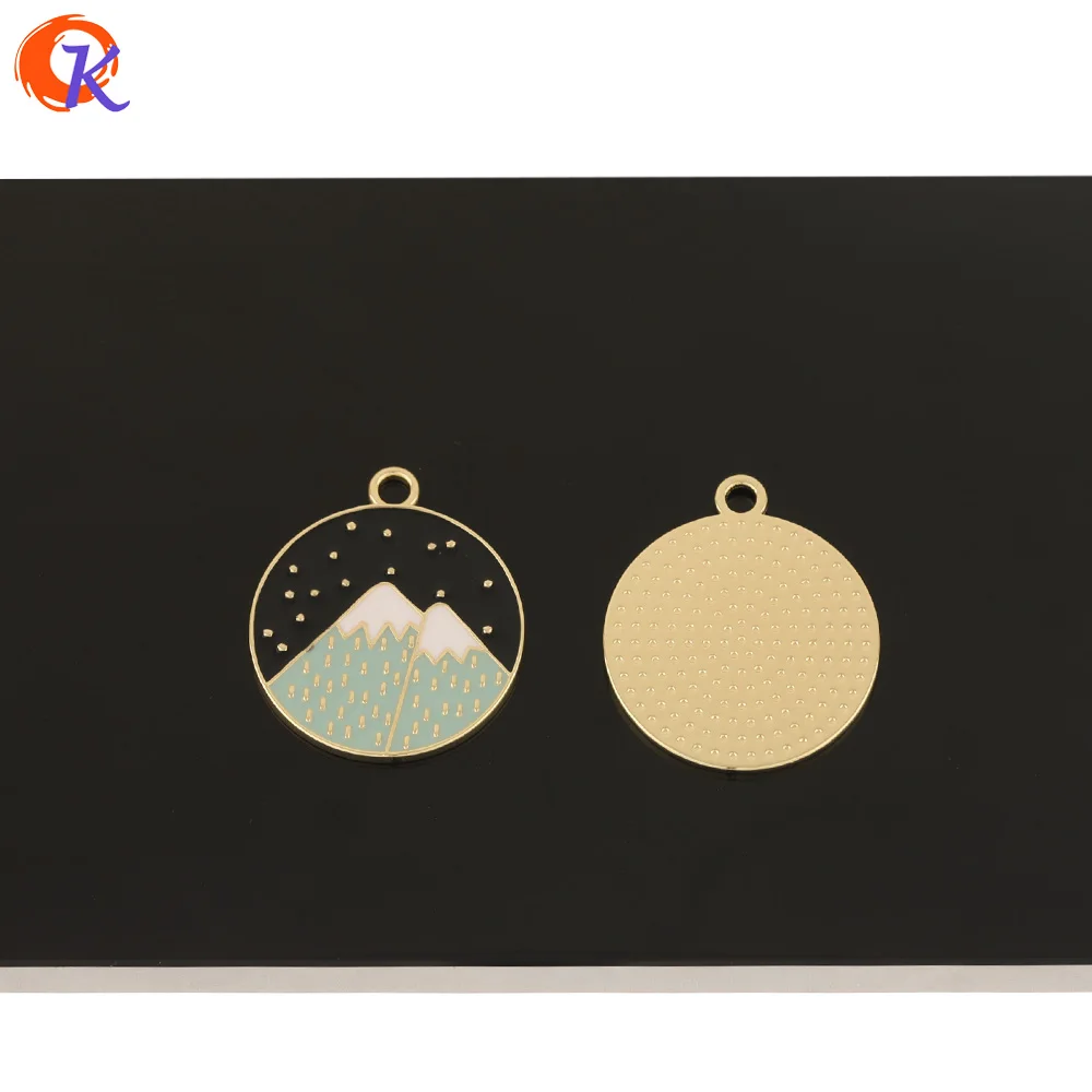 

Cordial Design 50Pcs 25*29MM Jewelry Accessories/Pendant/Hand Made/DIY Making/Paint Effect/Round Shape/Charms/Earring Findings