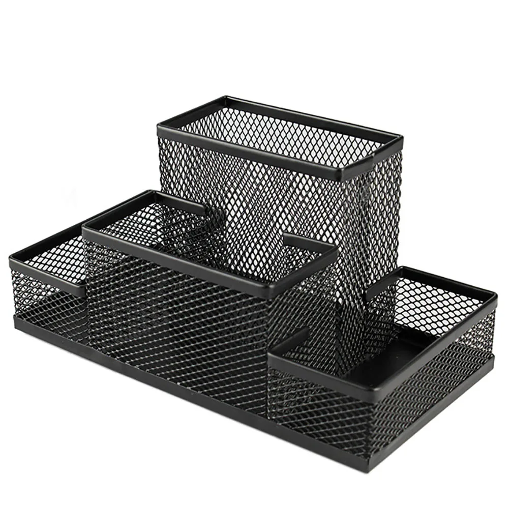 Металлическая подставка настольный органайзер карандаш сетчатый куб подарки