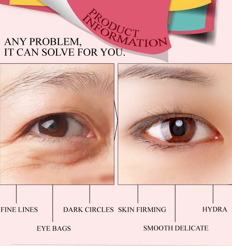 5 пара/лот маска для глаз с черным жемчугом гелевые патчи век коллагеном против