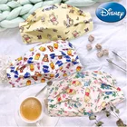 Маска одноразовая Пылезащитная с принтом Винни-Пуха, 3 слоя фильтра