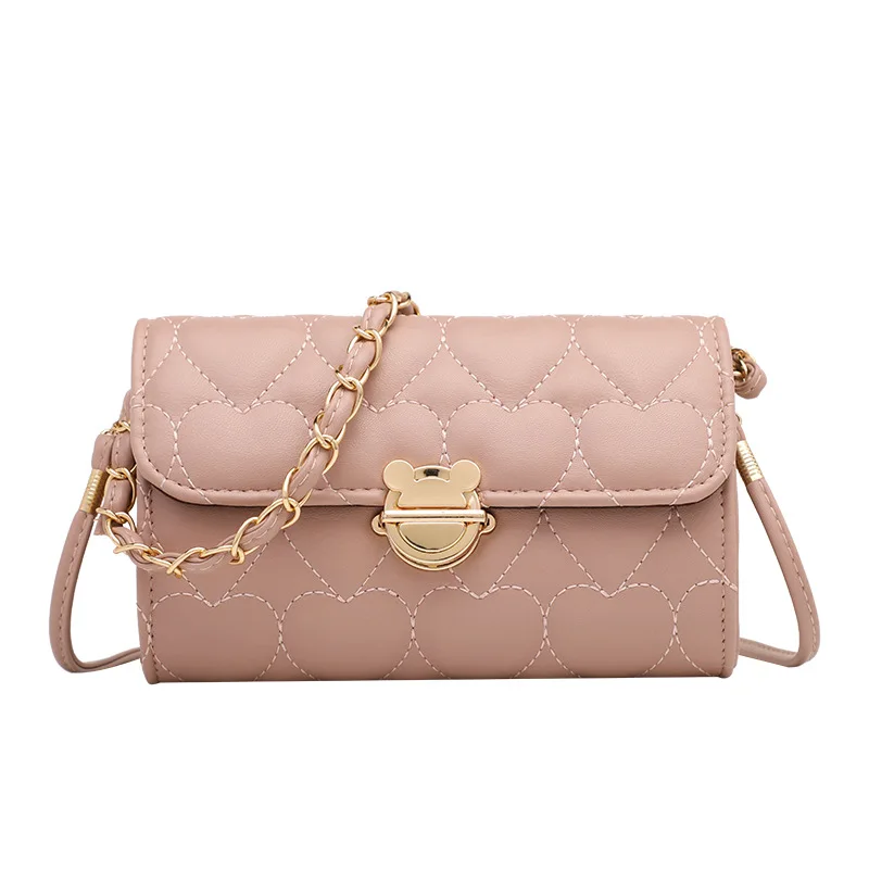 

2020 New Lingge Bag Chain Bag Single Shoulder Slant Span Bag for Women