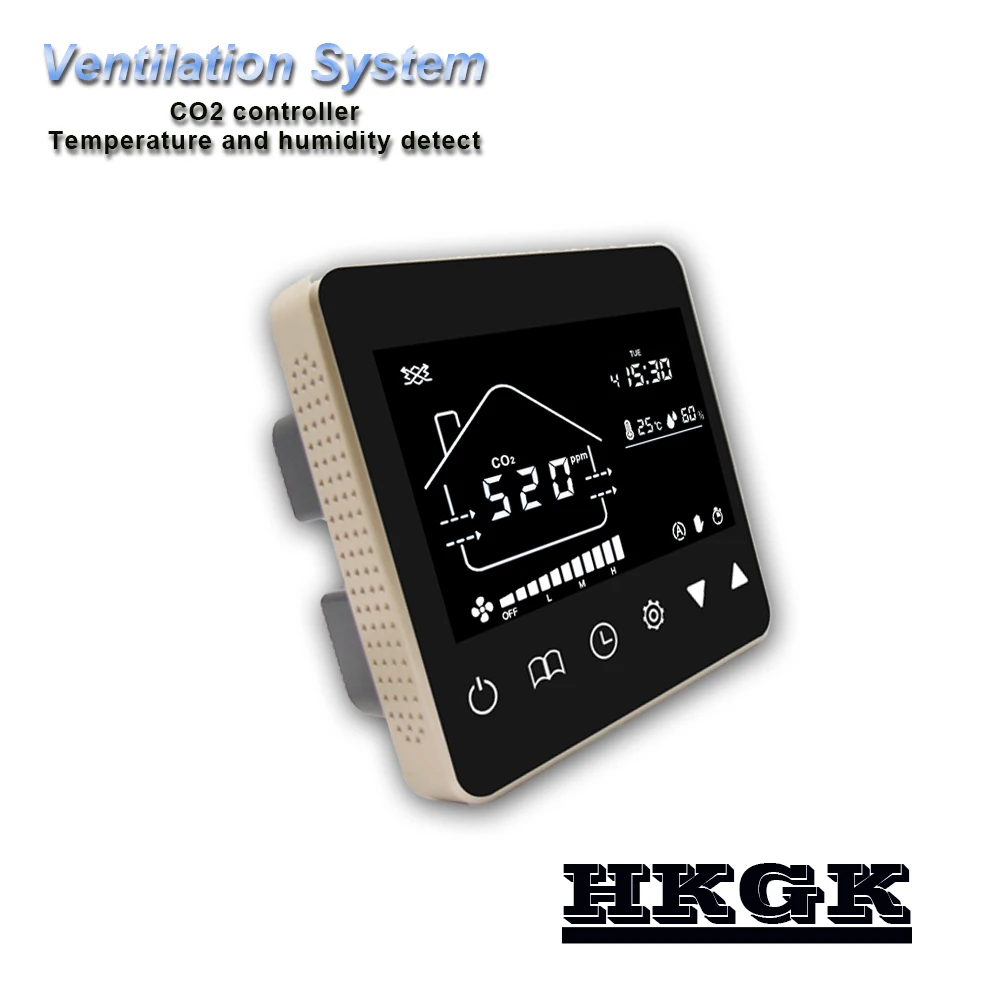 3 скоростной релейный регулятор на выходе тестер co2 система вентиляции с