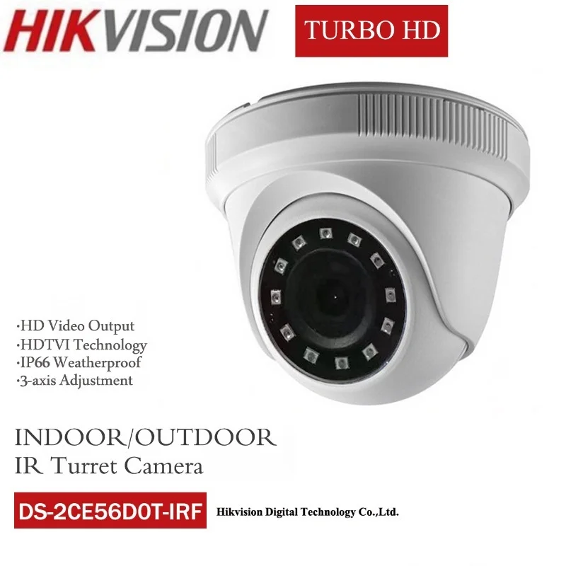 Камера видеонаблюдения Hikvision HD антивандальная камера ночного видения 4 в 1 2 МП 8