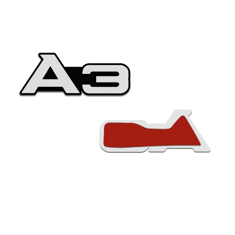 10 шт. 3D алюминиевый динамик стерео значок эмблема наклейка для Audi A3 8p 8v 8l