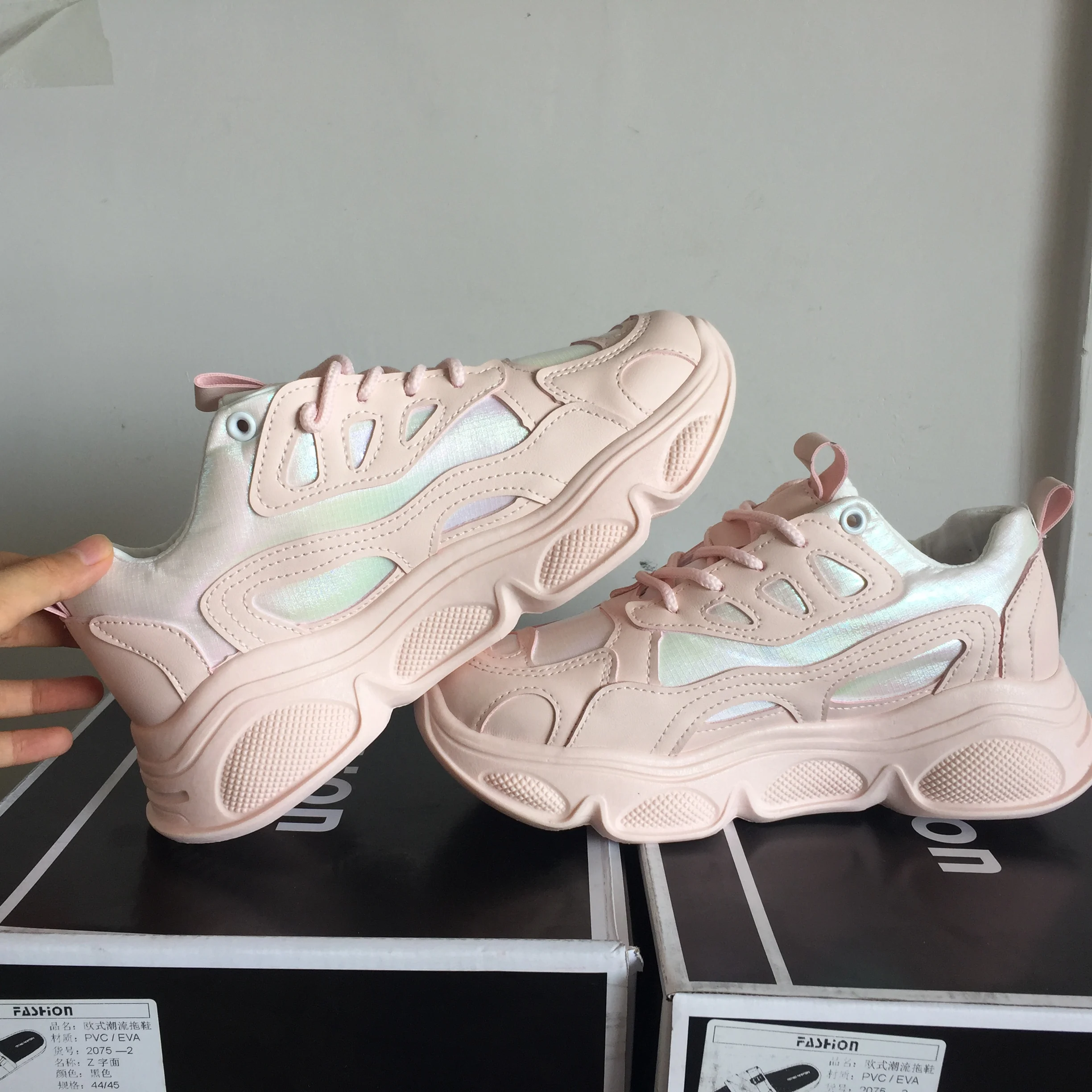 Женские кроссовки Basket Femme; модные белые женские кроссовки на толстой платформе; повседневная обувь из искусственной кожи; цвет розовый; Schoenen Vrouw
