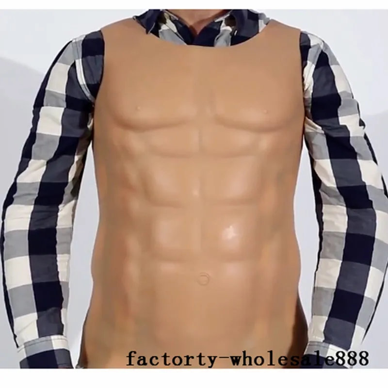 Новинка Мужская силиконовая искусственная грудь мускул хунк мышечная мышца