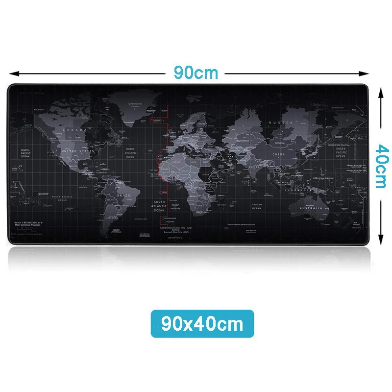 900 x 400 mm Игровой коврик для мыши большой коврик для мыши геймер большой коврик для мыши компьютерный коврик для мыши резиновая карта мира Mause коврик для клавиатуры Настольный коврик для игры - Цвет: 900 x 400 mm