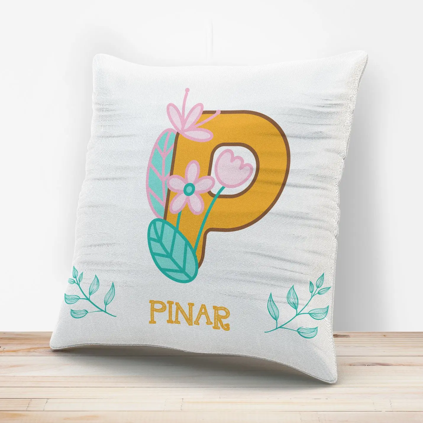 

Custom Design Name Printed Pillow Case-P