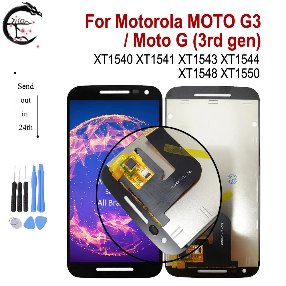 ЖК-дисплей 5 0 дюйма для Motorola G3 сенсорный экран Moto G 3-го поколения дигитайзер XT1540