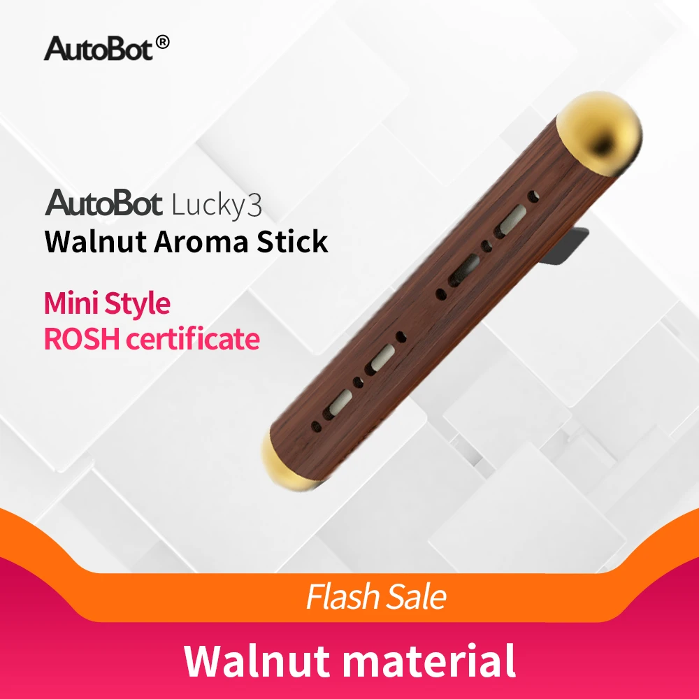 

AutoBot автомобильный освежитель воздуха, воздуховод, Ароматические украшения, Ореховый твердый ароматизатор с тремя натуральными вкусами