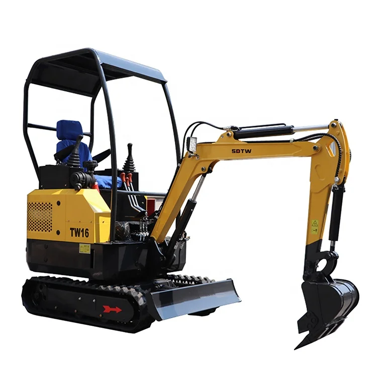 

Cheap Price Chinese mini excavator small digger crawler excavator 1.6 ton for sale