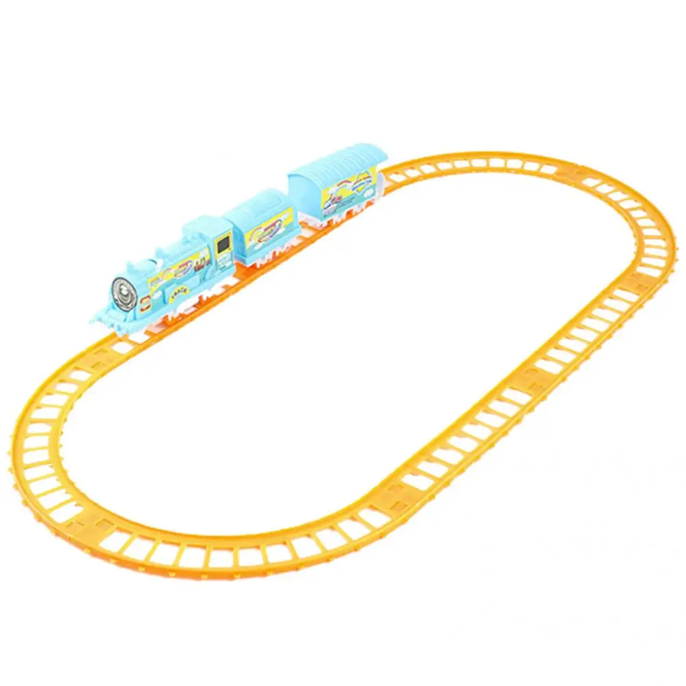 Изысканное ремесло 1 комплект высокая имитация цветные треки игрушечный поезд