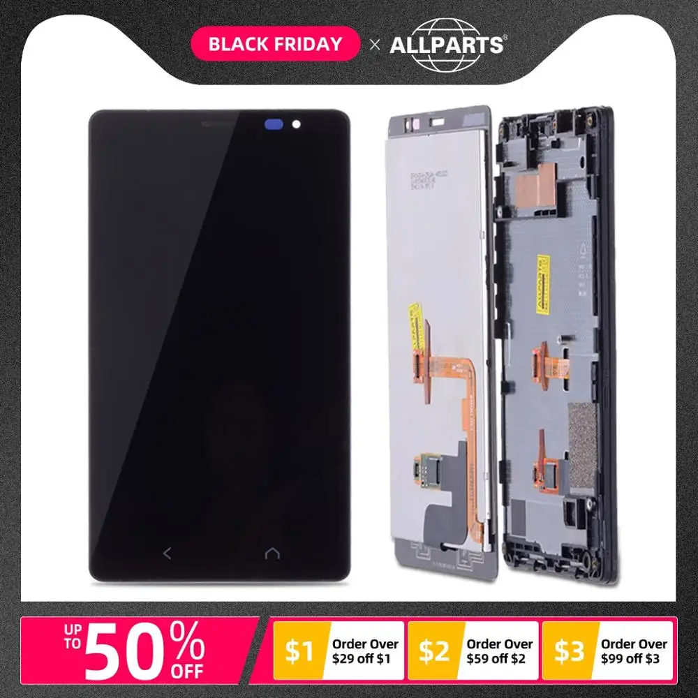 4 3 &quot800x480 оригинальный ips ЖК-дисплей для NOKIA X2 Дисплей сенсорный экран с рамкой