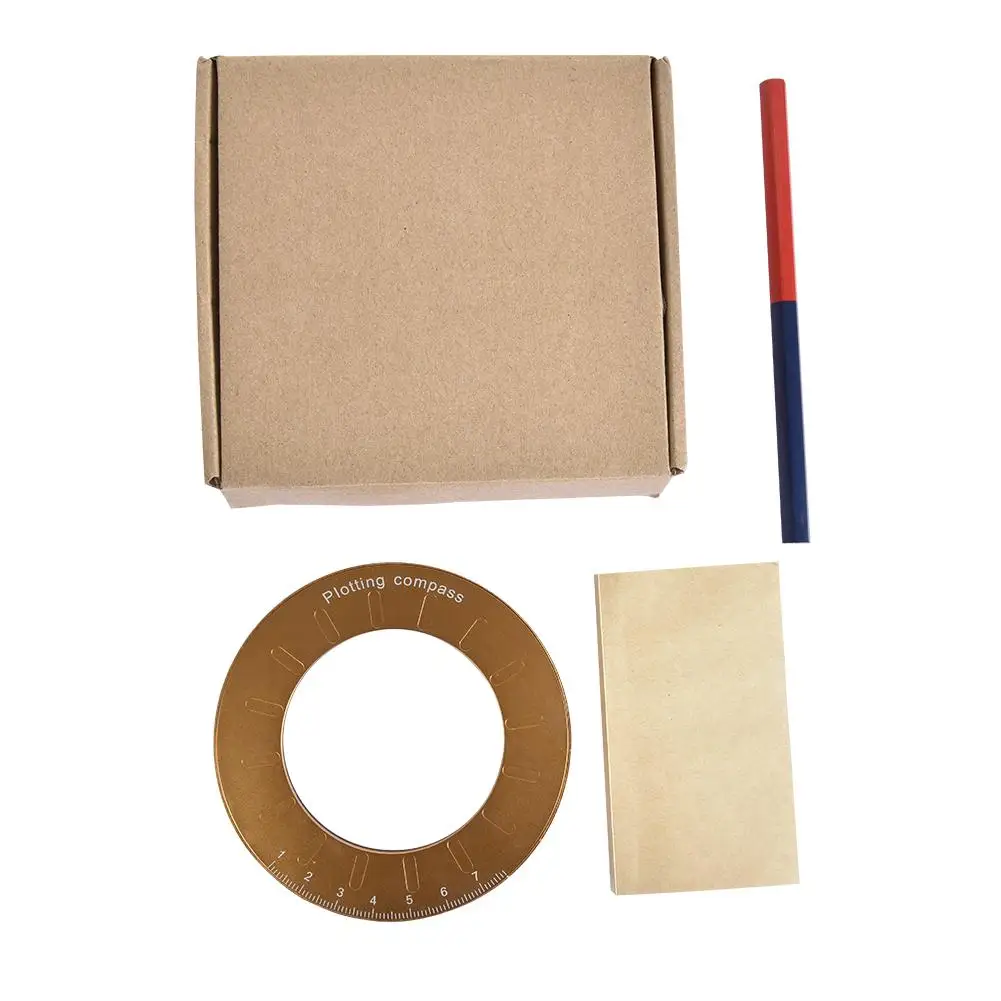 3 шт. круг инструмент для рисования Регулируемый измерение Круглый Поворотный