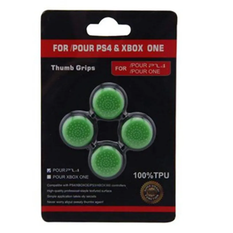 Silicone Controller Joystick Thumb Stick Grips Double Color TPU Caps Cases Covers for PlayStation 4 PS4 PS3 Xbox 360 One Game |